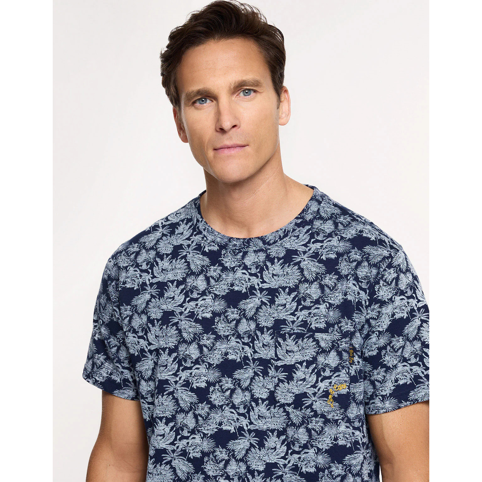 Camiseta Manga Corta Azul Marino - Baffin