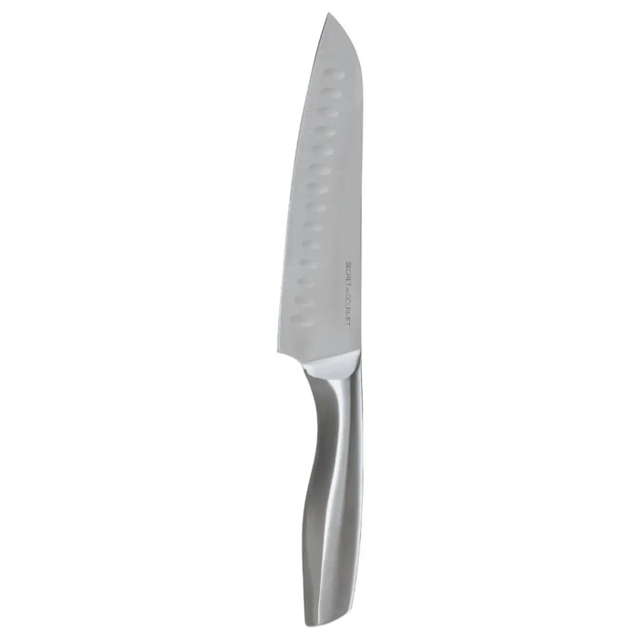 Couteau Santoku inox - lame 18cm Silver Précision