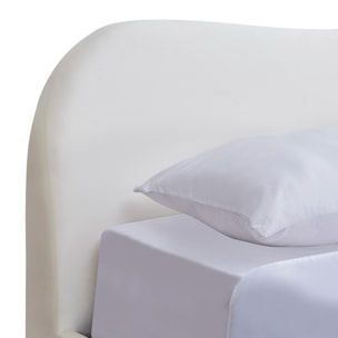 Lit coffre avec tête le lit en velours - SUZON