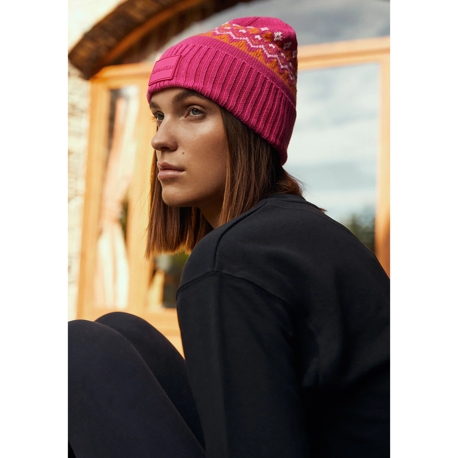 Gorro Nordic TRK Fair Isle Beanie Fucsia D.Franklin