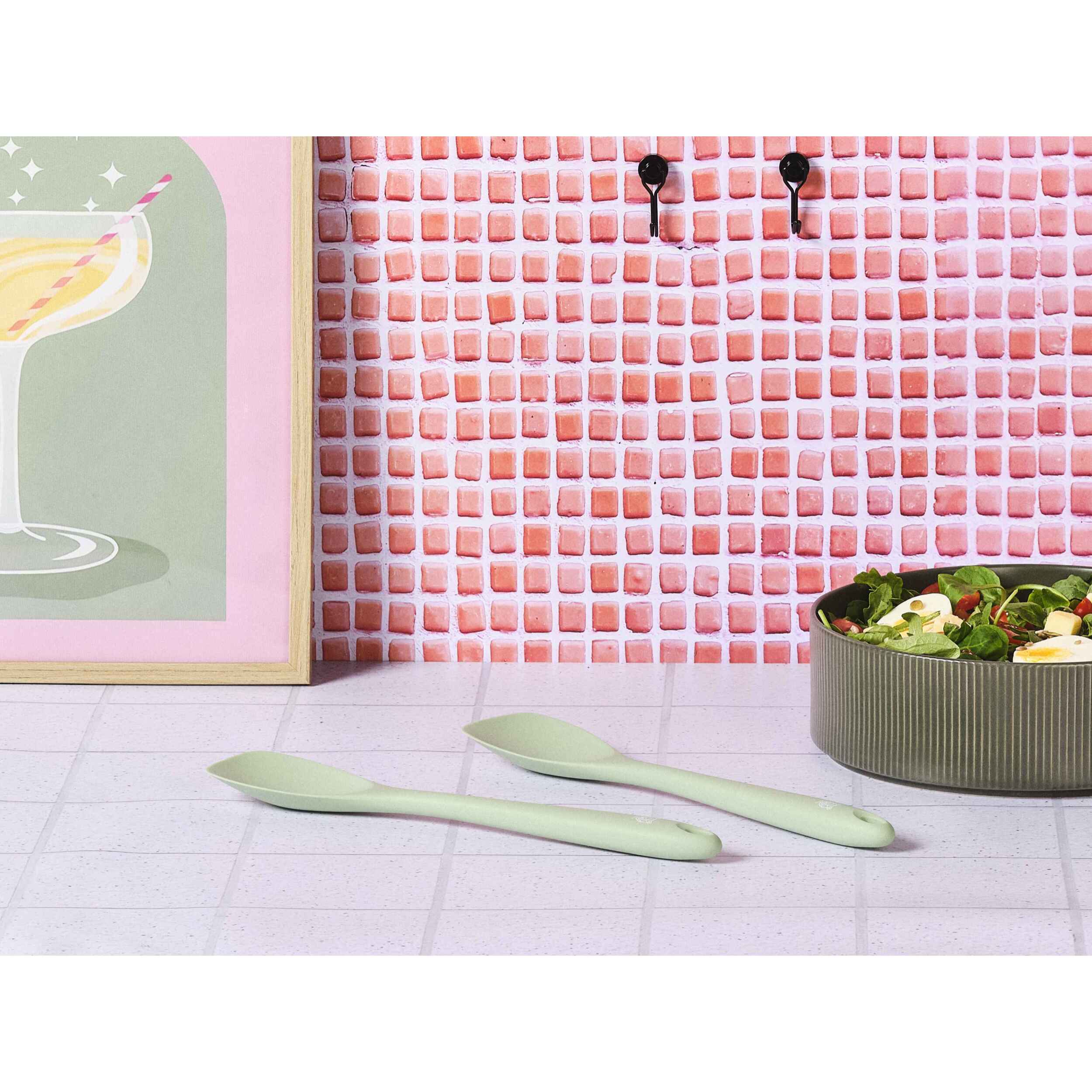 Couverts à salade en silicone IVAR
