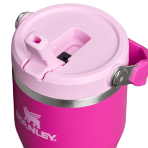 Botella de agua Isotermica Con Pajita - 0,59L - ICEFLOW™ FLIP STRAW 2.0 TUMBLER - Violet Blossom