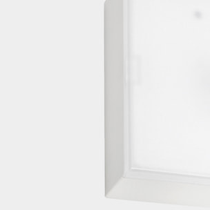 Ledsc4 LedsC4 - Aplique de Pared Exterior IP44, Blanco Semitransparente, 120 Lúmenes, 4000K, Policarbonato Resistente, Iluminación Decorativa Moderna para Hogar