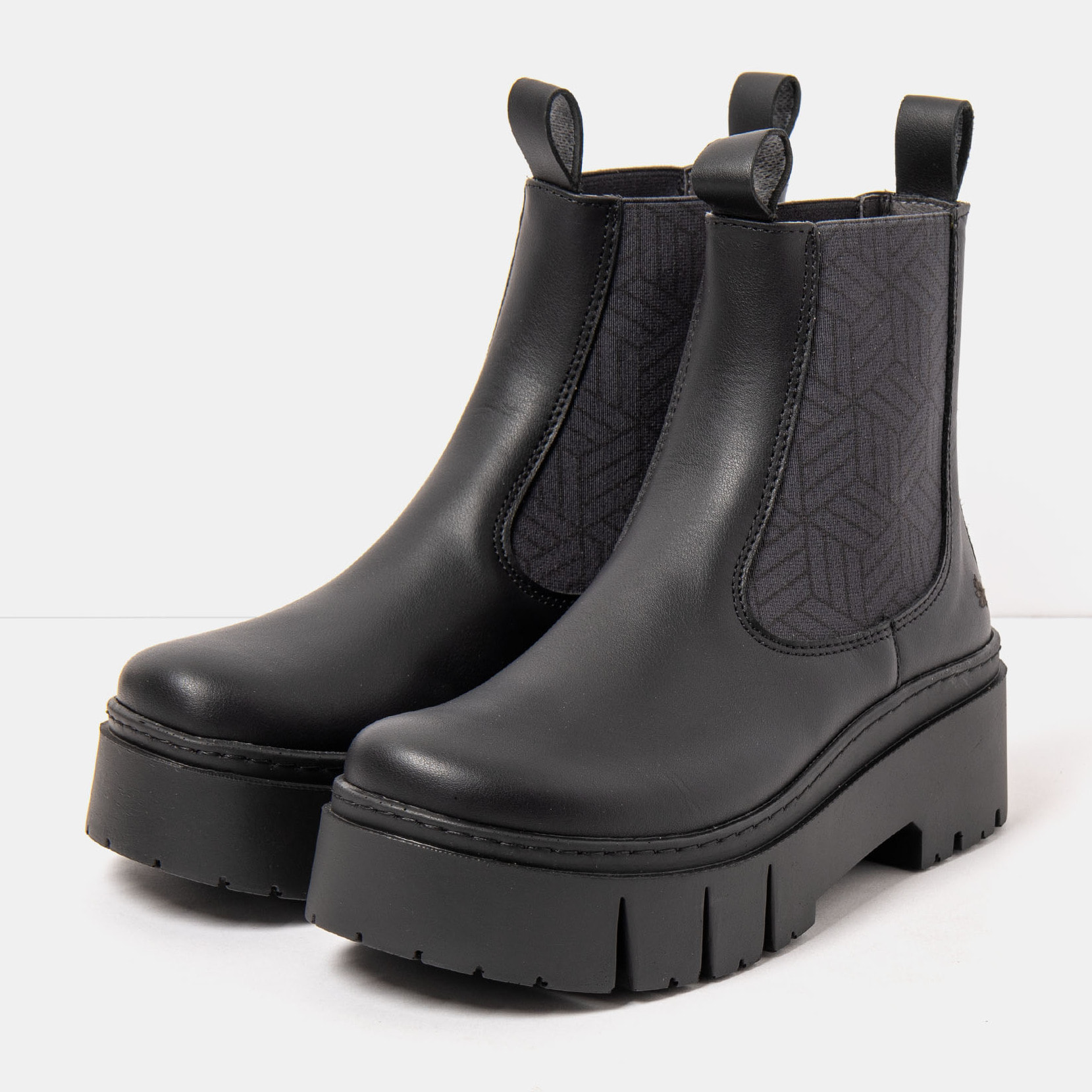 Botines 1766 NAPPA BLACK / LEEDS color Black