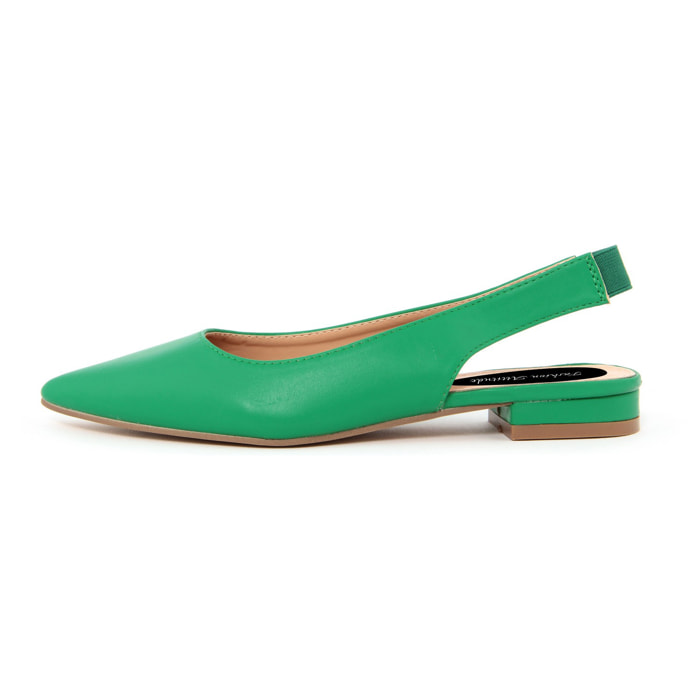 Slingback Donna colore Verde