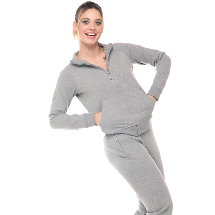 Chándal con cuello y cremallera para mujer Leone Be Glam