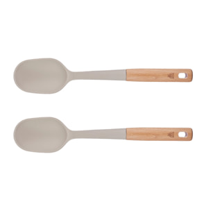 Couverts à salade en bois et silicone GUNNAR