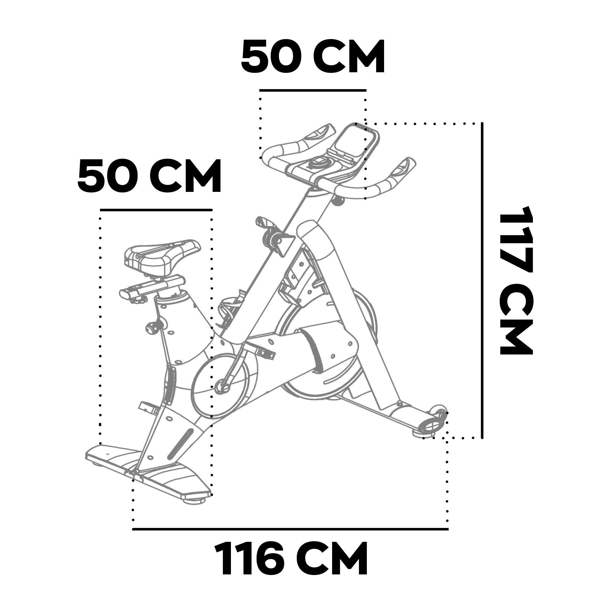 Aliena 2400 - Spin Bike Cyclette da Corsa con Volano 24 Kg Resistenza Elettrica con Display e Porta Tablet Nera