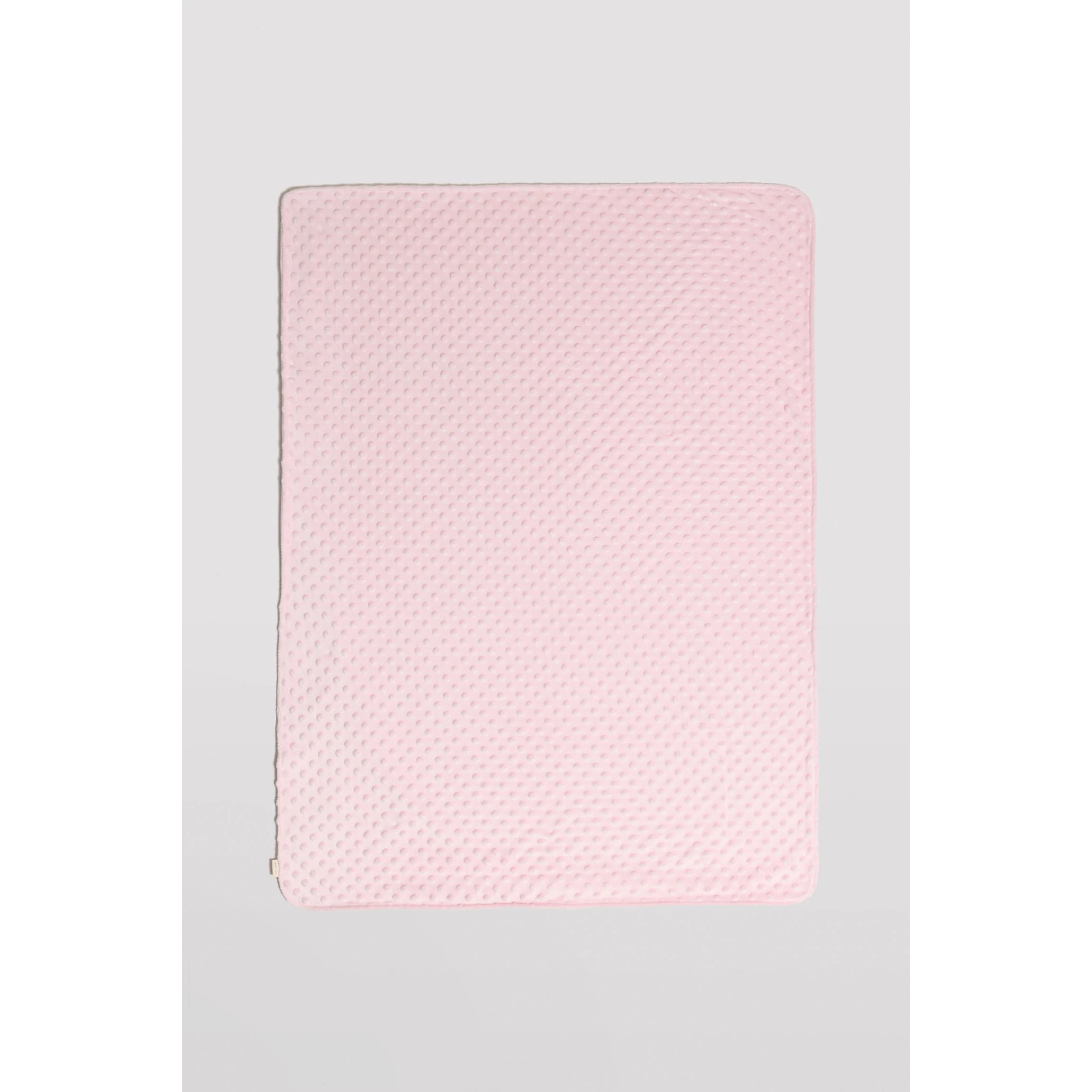 Copertina per neonato a pois rosa