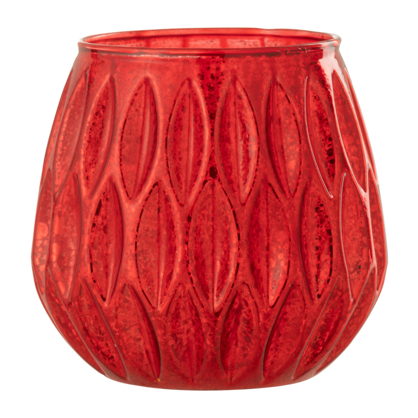 J-Line photophore Motifs - verre - rouge - large - 2 pcs