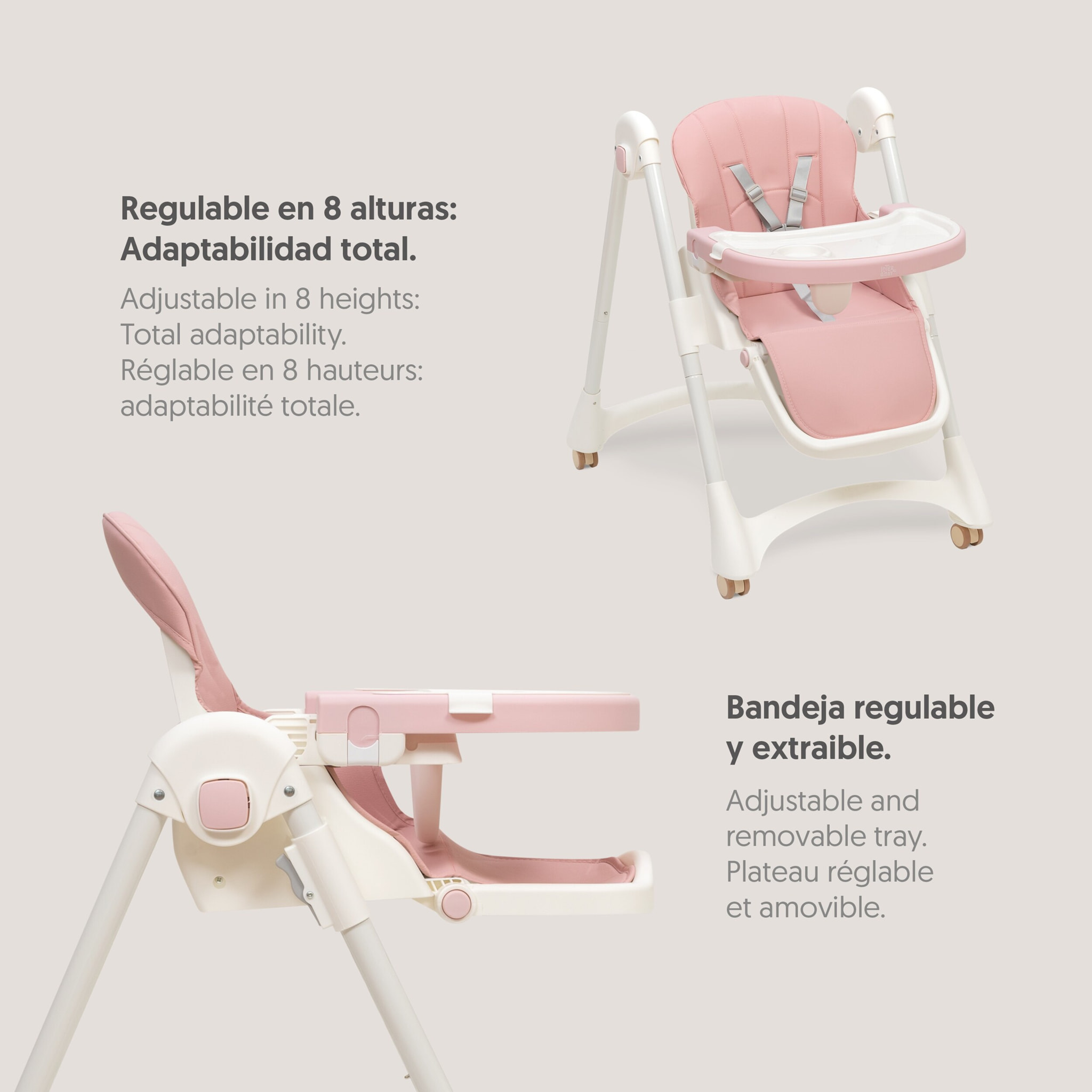 Trona plegable Aluminio Mod Practic