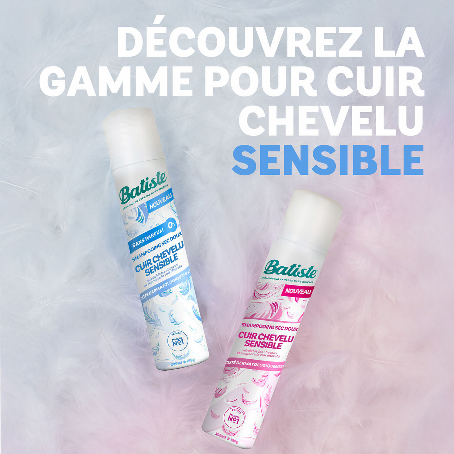 Shampooing Sec - Cuir Chevelu Sensible Sans Parfum 200 ml