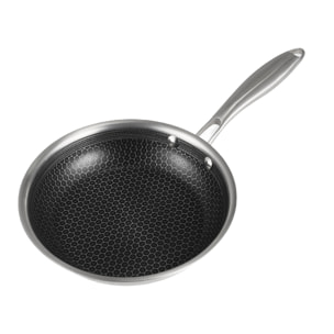 Poêle en inox triplex antiadhésive