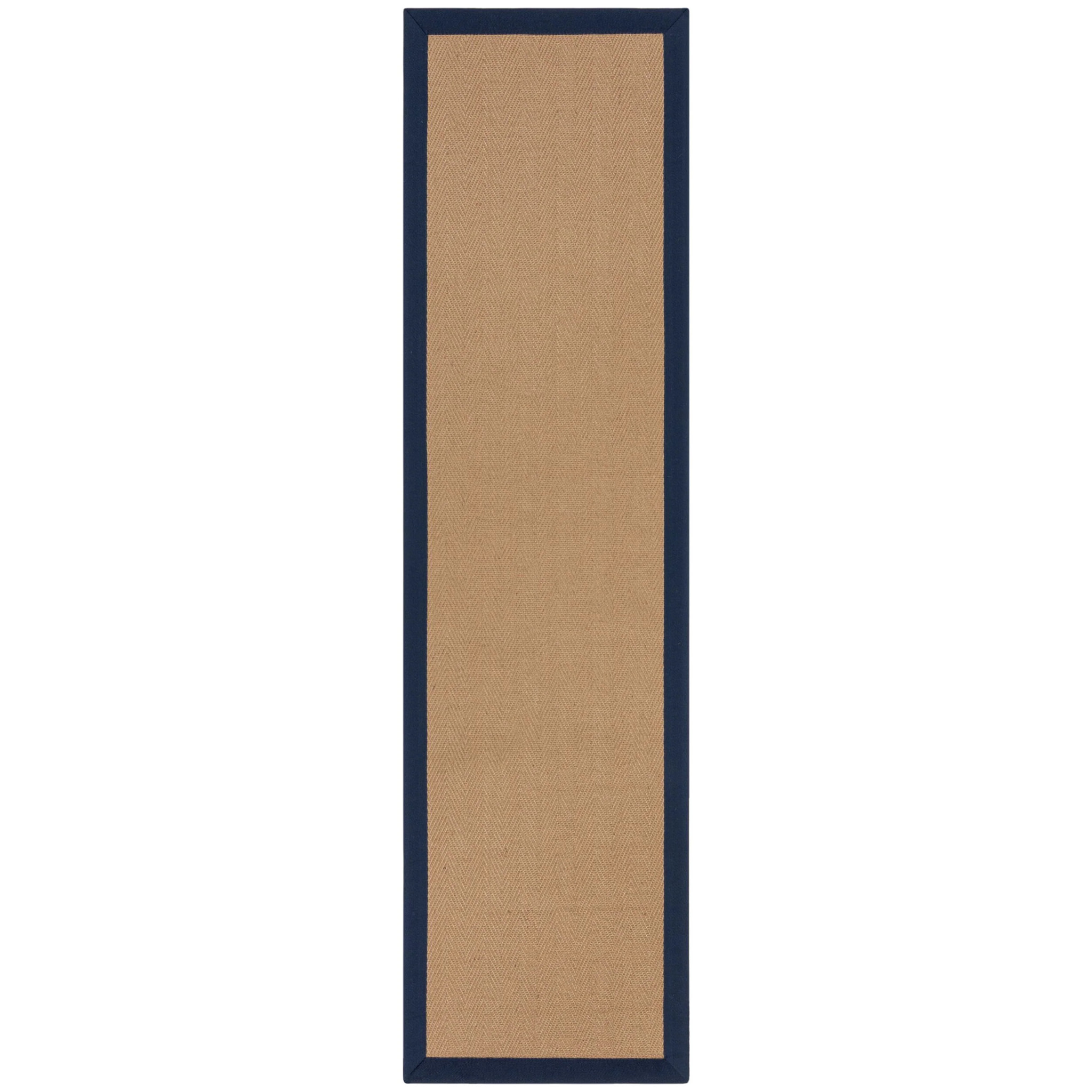 Tapis en jute antiderapant de couloir KIRA