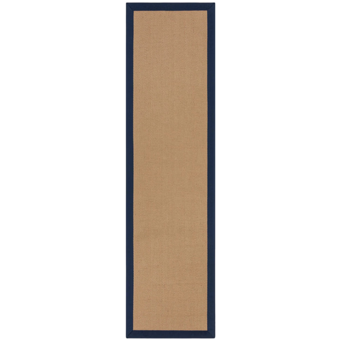 Tapis en jute antiderapant de couloir KIRA