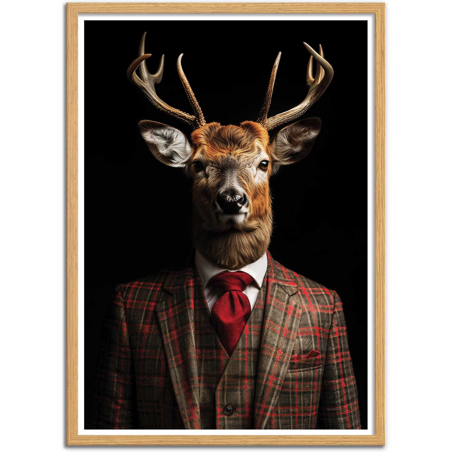 Affiche - Red Deer Wild Suits - Philippe Hugonnard
