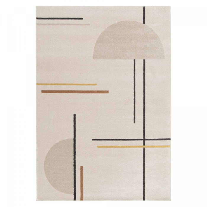Tapis contemporain Lofe motif géometrique