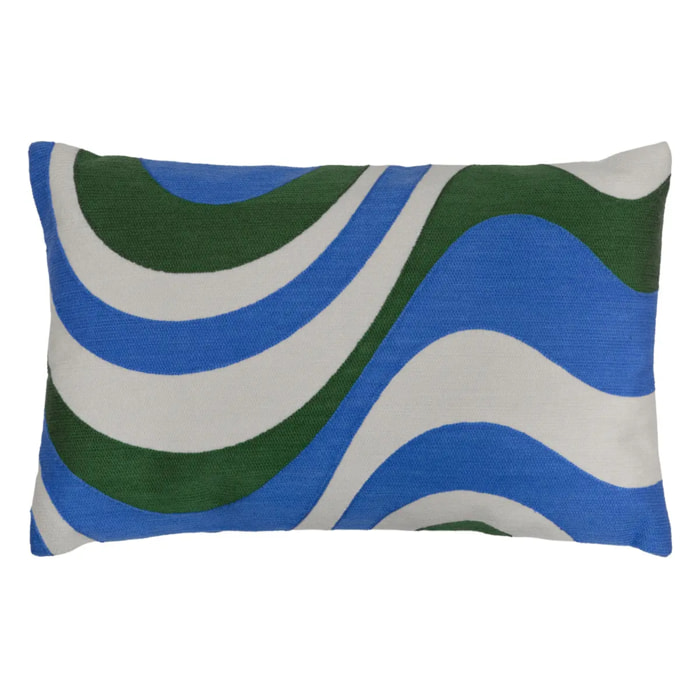 Coussin Hary bleu 50x30cm