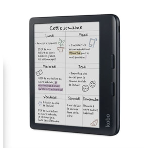 Liseuse eBook KOBO Pack Libra Colour + Stylus 2 noir
