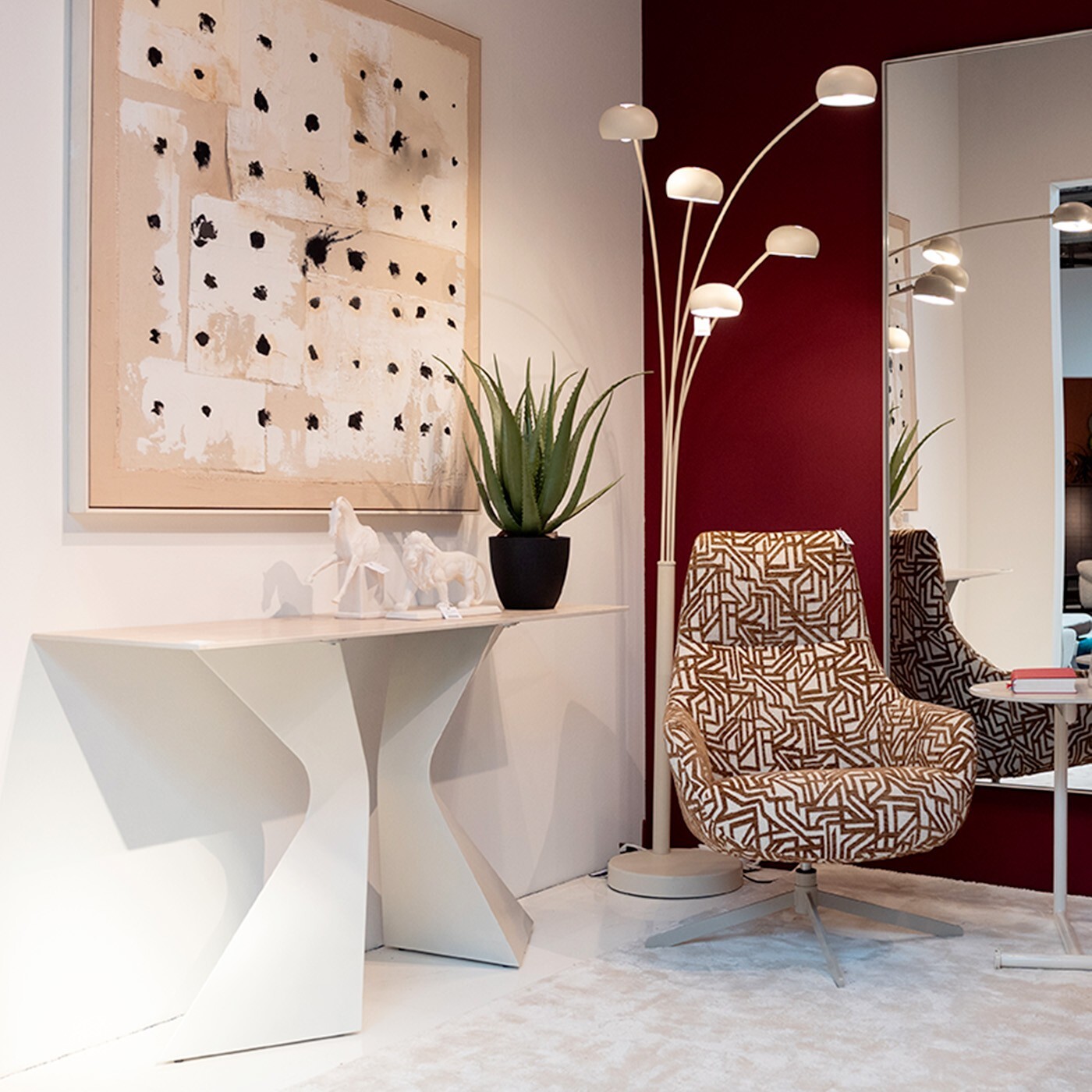 Console Gloria Travertino 140x45cm Kare Design