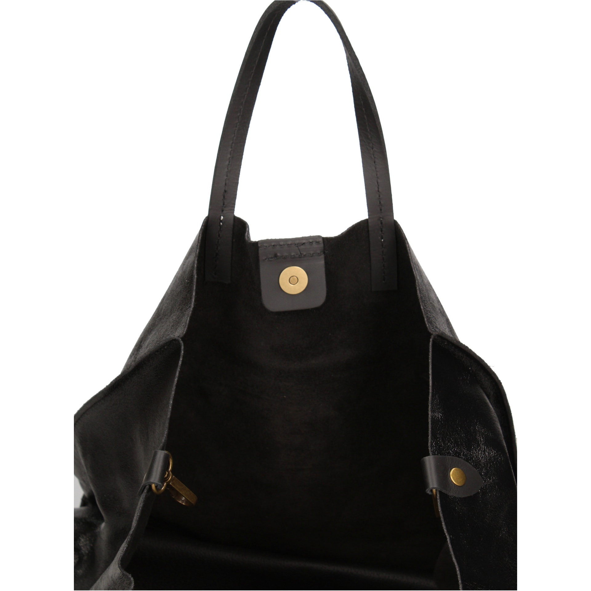 Borsa a mano da donna Made in Italy - Modello Ereva - 100% pelle - 34.5 x 32.0 x 17.0 cm