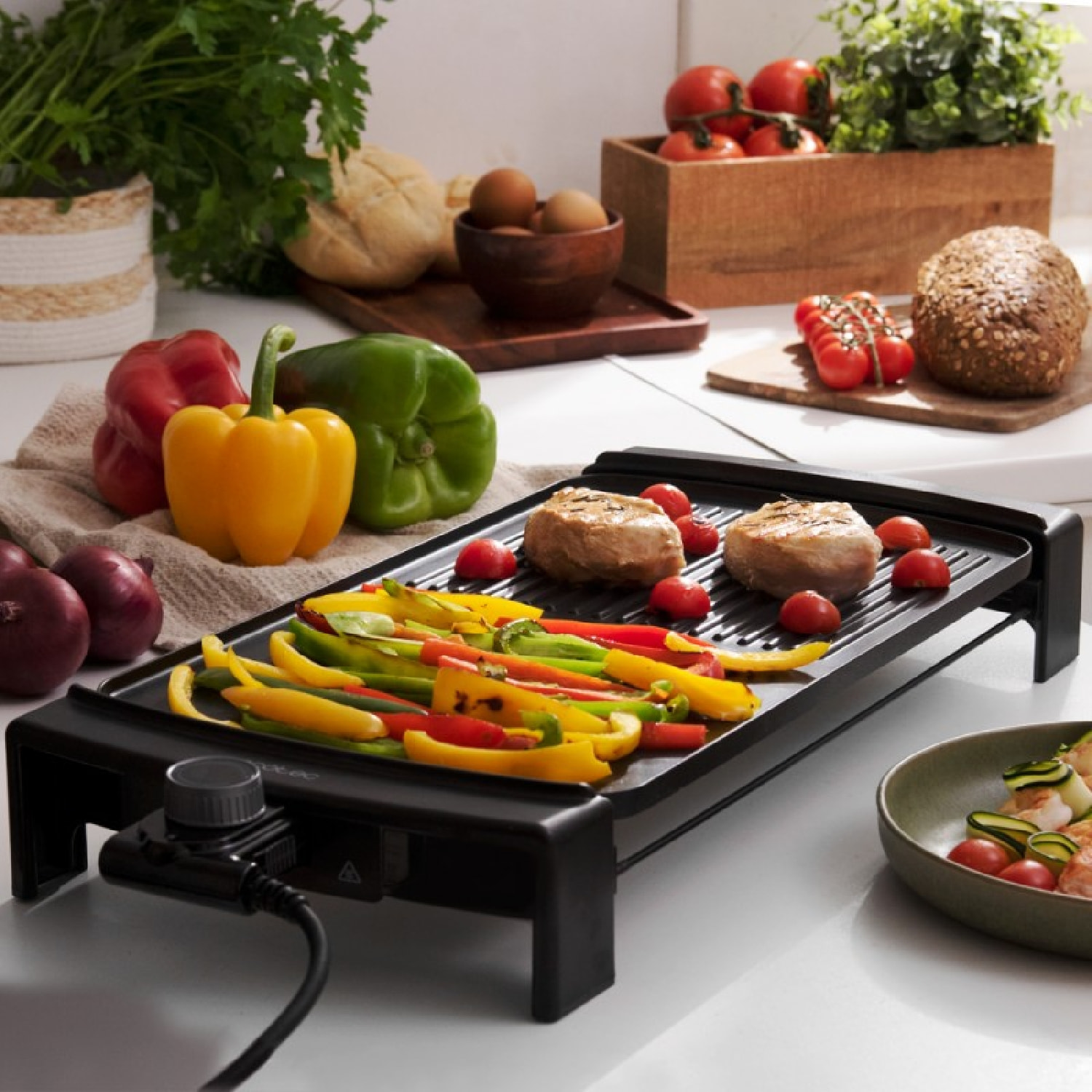 Cecotec Plancha électrique Tasty&Grill 3000 BlackWater MixGrill