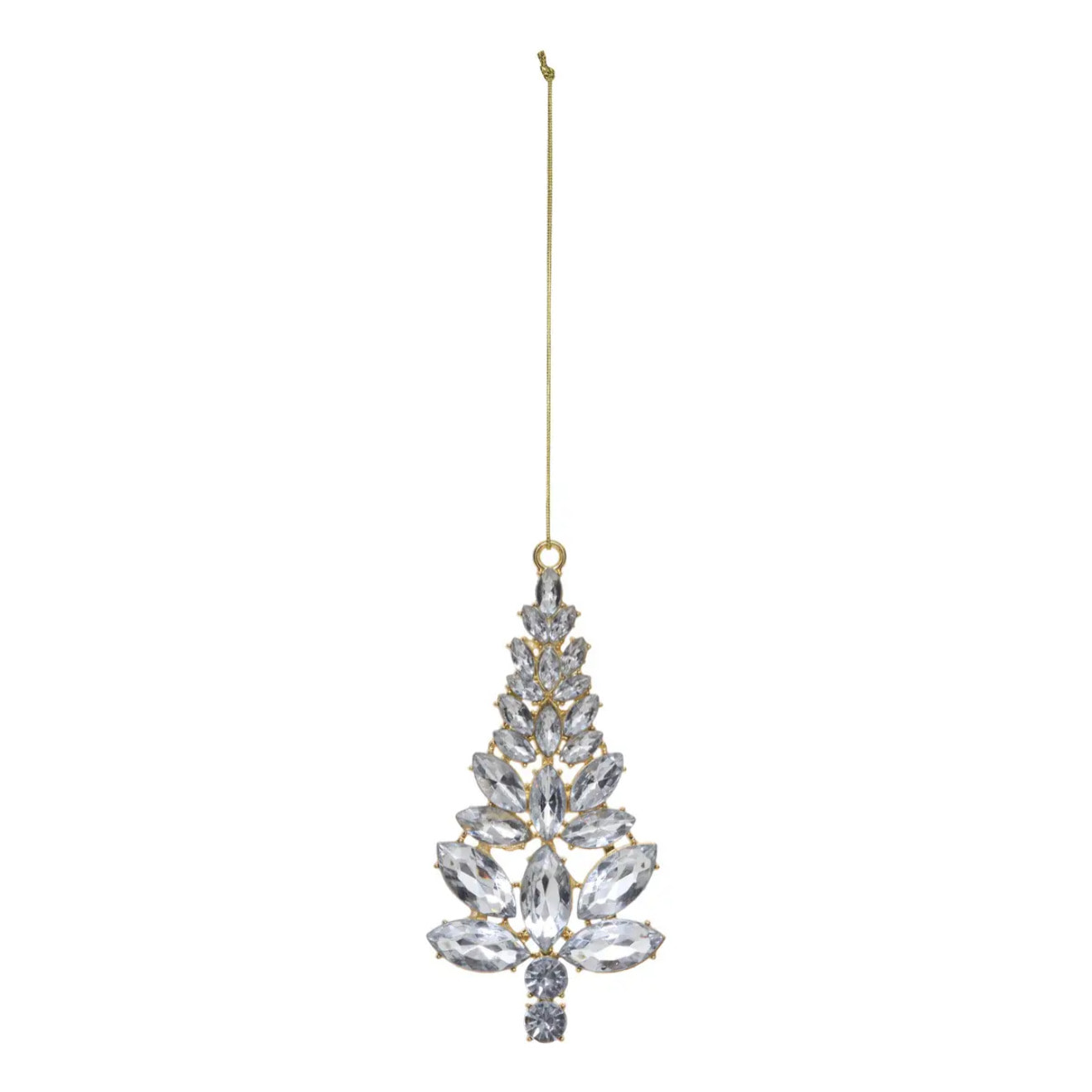SDN METAL SAPIN STRASS 12CM