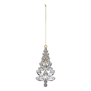 SDN METAL SAPIN STRASS 12CM