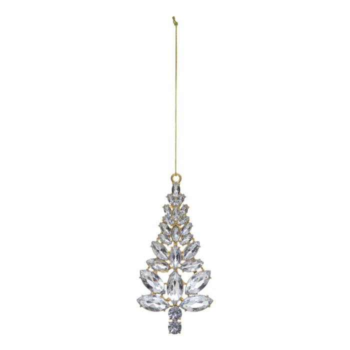 SDN METAL SAPIN STRASS 12CM