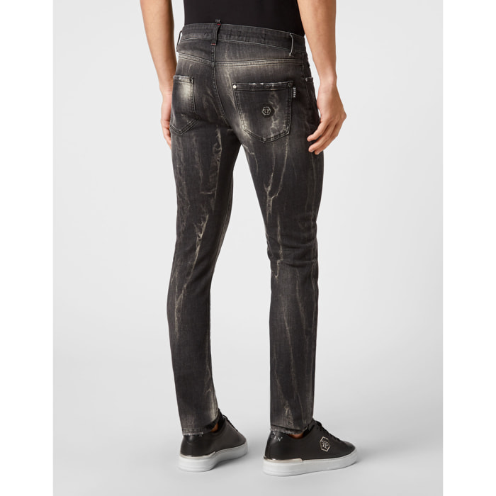 PHILIPP PLEIN Jeans Straight Cut SKULL&BONES