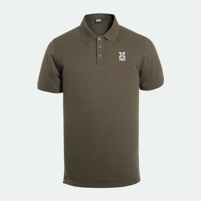 Polo MUNICH de algodón khaki
