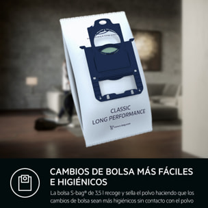 AEG Aspiradora con bolsa VX8 de 600 W y 57 dB(A) VX82-1-2MG