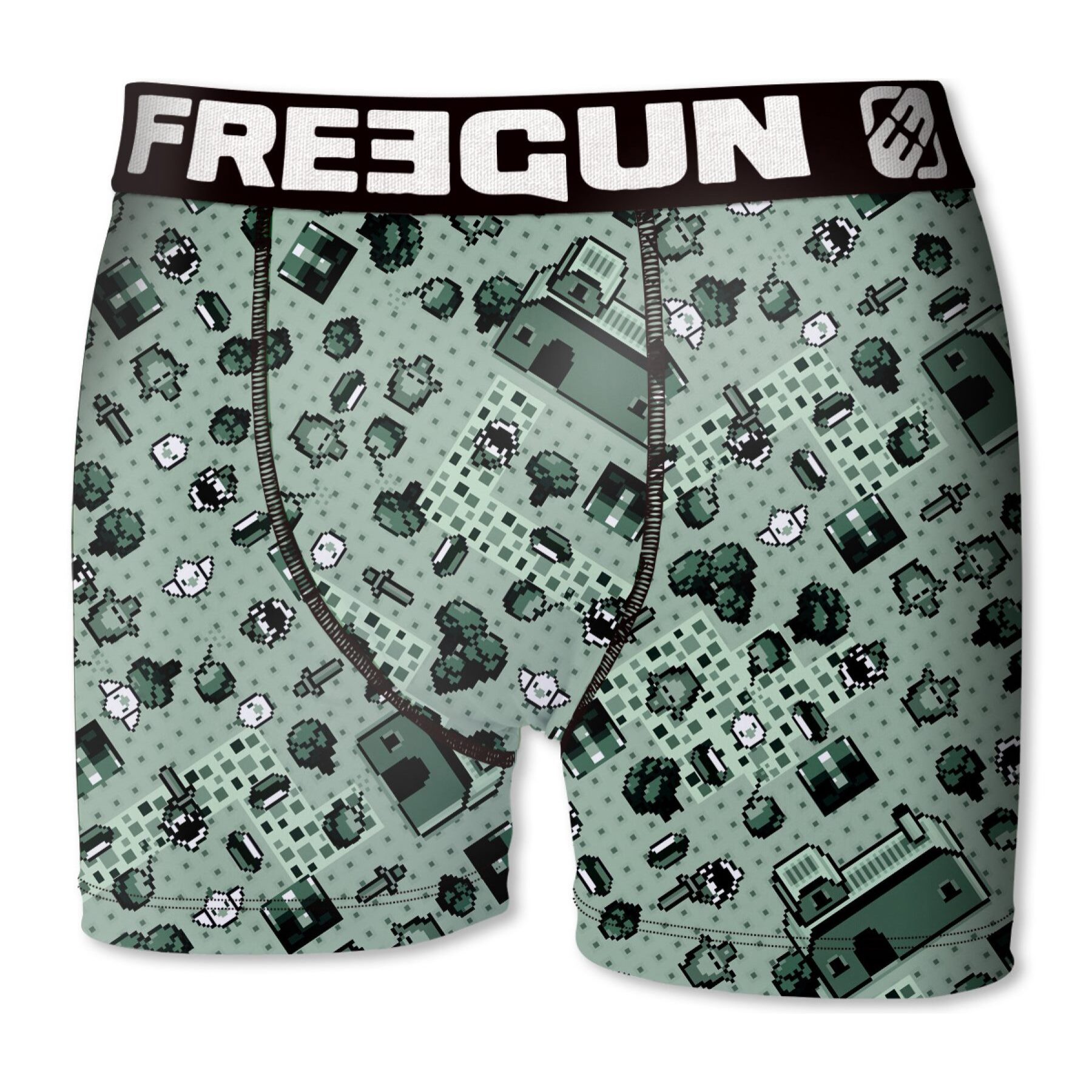 calzoncillo boxer freegun modelo retrogame para niño multicolor