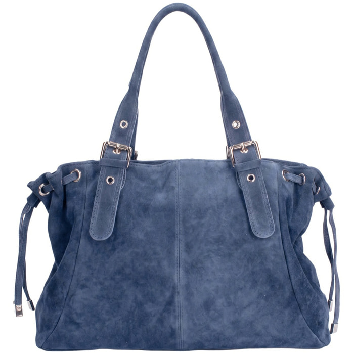 Borsa a mano da donna Made in Italy - Modello Celeste Plus - 100% pelle - 20.0 x 28.5 x 41.0 cm
