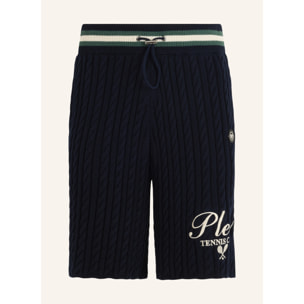 PHILIPP PLEIN Knitted Drawstring Shorts Plein Tennis