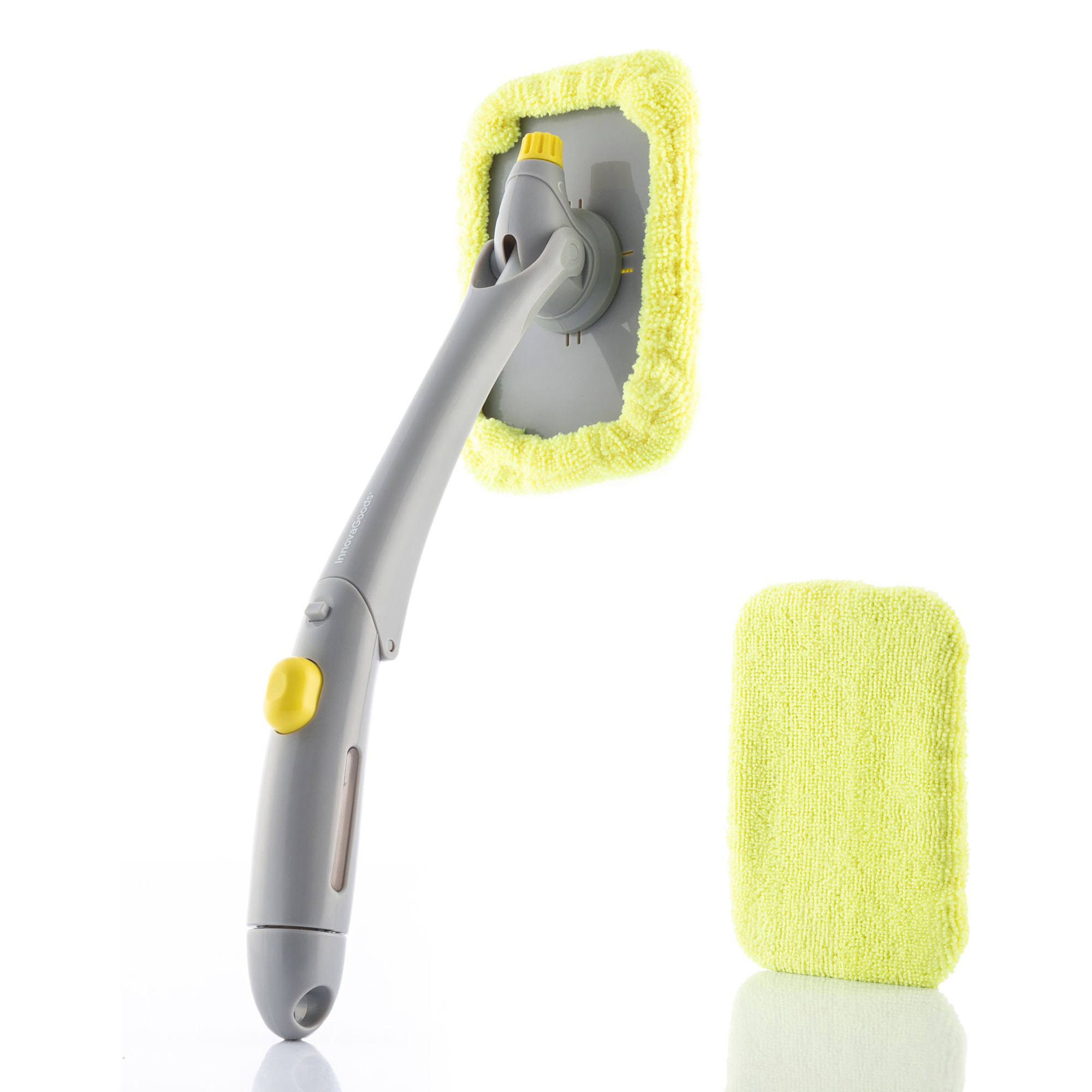 Detergente spray per vetri con 2 in 1 Klinshil - giallo e grigio - 33x16x10 cm