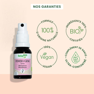 Herbalgem- FEM50+ spray - Bio - 15 ml