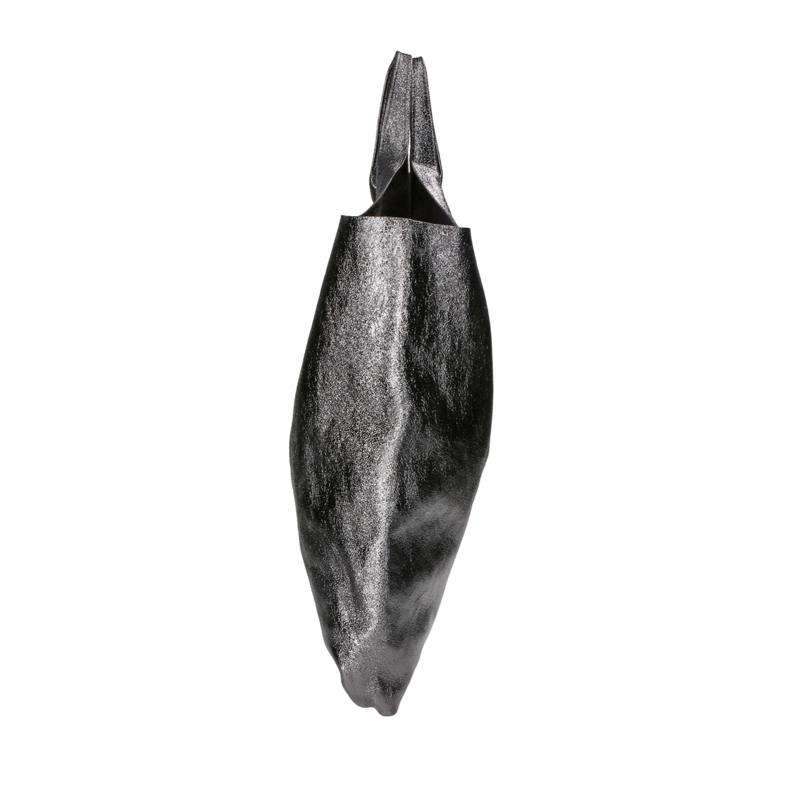 Borsa a spalla da donna - Modello Argenta - Pelle laminata - 44.0 x 38.0 x 3.0 cm