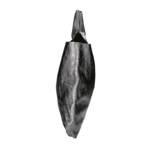 Borsa a spalla da donna - Modello Argenta - Pelle laminata - 44.0 x 38.0 x 3.0 cm