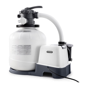 Intex Piscina Ultra XTR Frame rettangolare con Pompa Filtro, Scaletta e Teli, 975x488x132 cm