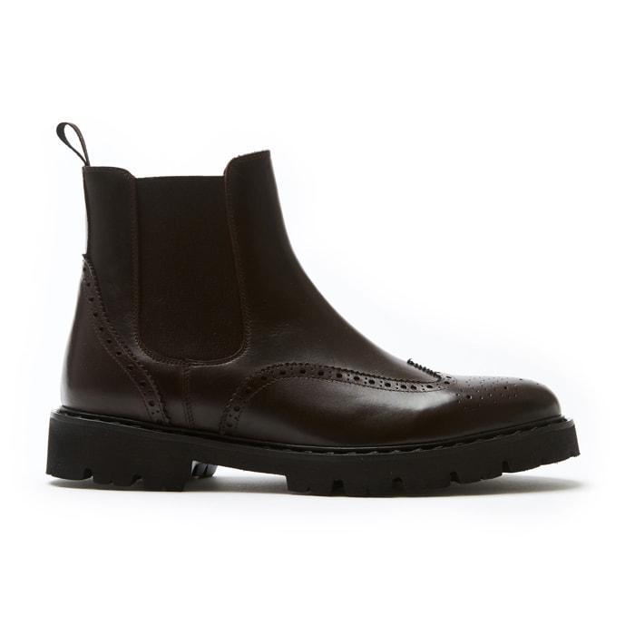 Chelsea Boot British Passport testa di moro