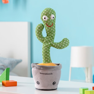 Cactus Dansant et Parlant Rechargeable avec Musique et LED Multicolore Pinxi InnovaGoods