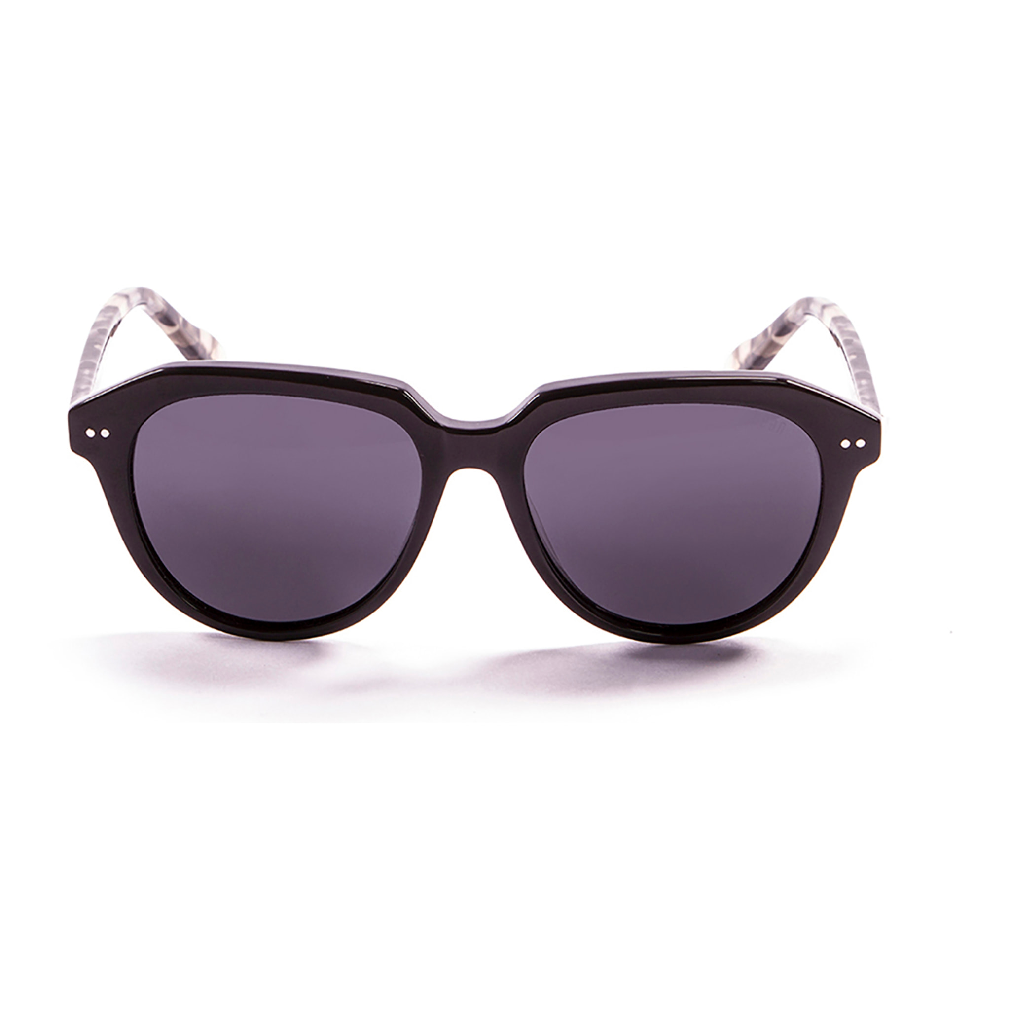 Gafas de sol OCEAN MAVERICKS - Frente negro brillante y brazo care / Ahumada