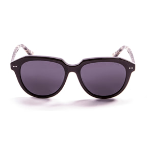 Gafas de sol OCEAN MAVERICKS - Frente negro brillante y brazo care / Ahumada