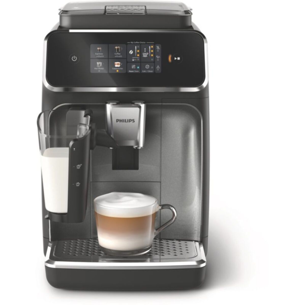 Expresso Broyeur PHILIPS EP2339/10 Machine à café à grain Silent Brew Série 2300 LatteGo