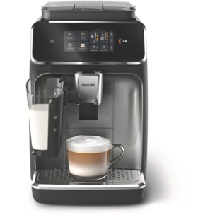 Expresso Broyeur PHILIPS EP2339/10 Machine à café à grain Silent Brew Série 2300 LatteGo
