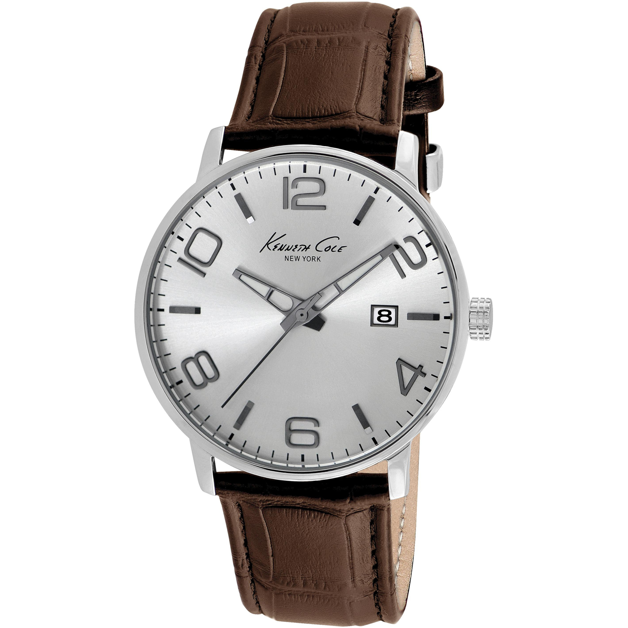 Reloj Kenneth Cole IKC8006 Hombre Analogico Cuarzo con Correa de Piel