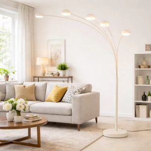 Lampadaire Five Fingers 201cm beige Kare Design