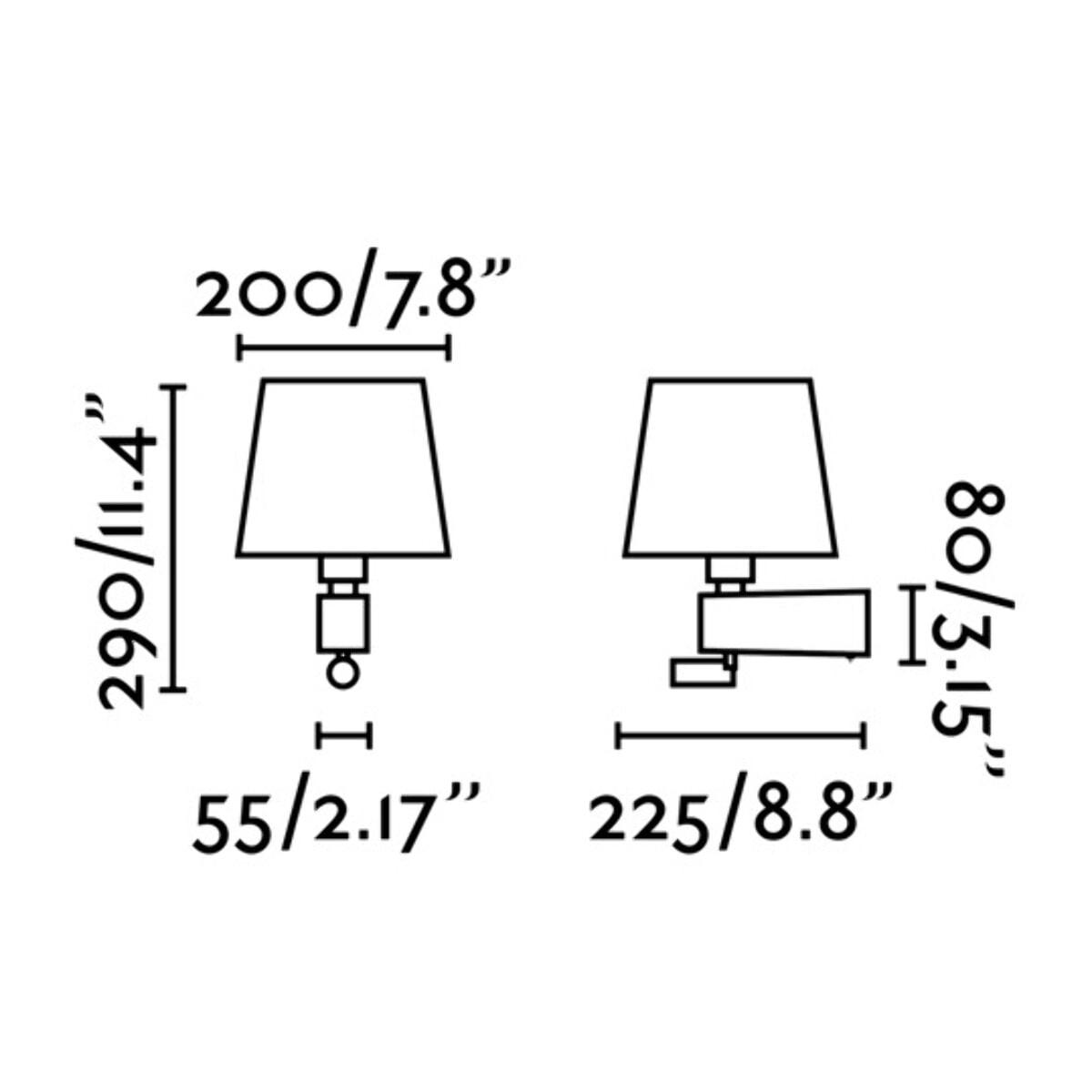 ROOM Lampe applique blanche avec lecteur LED