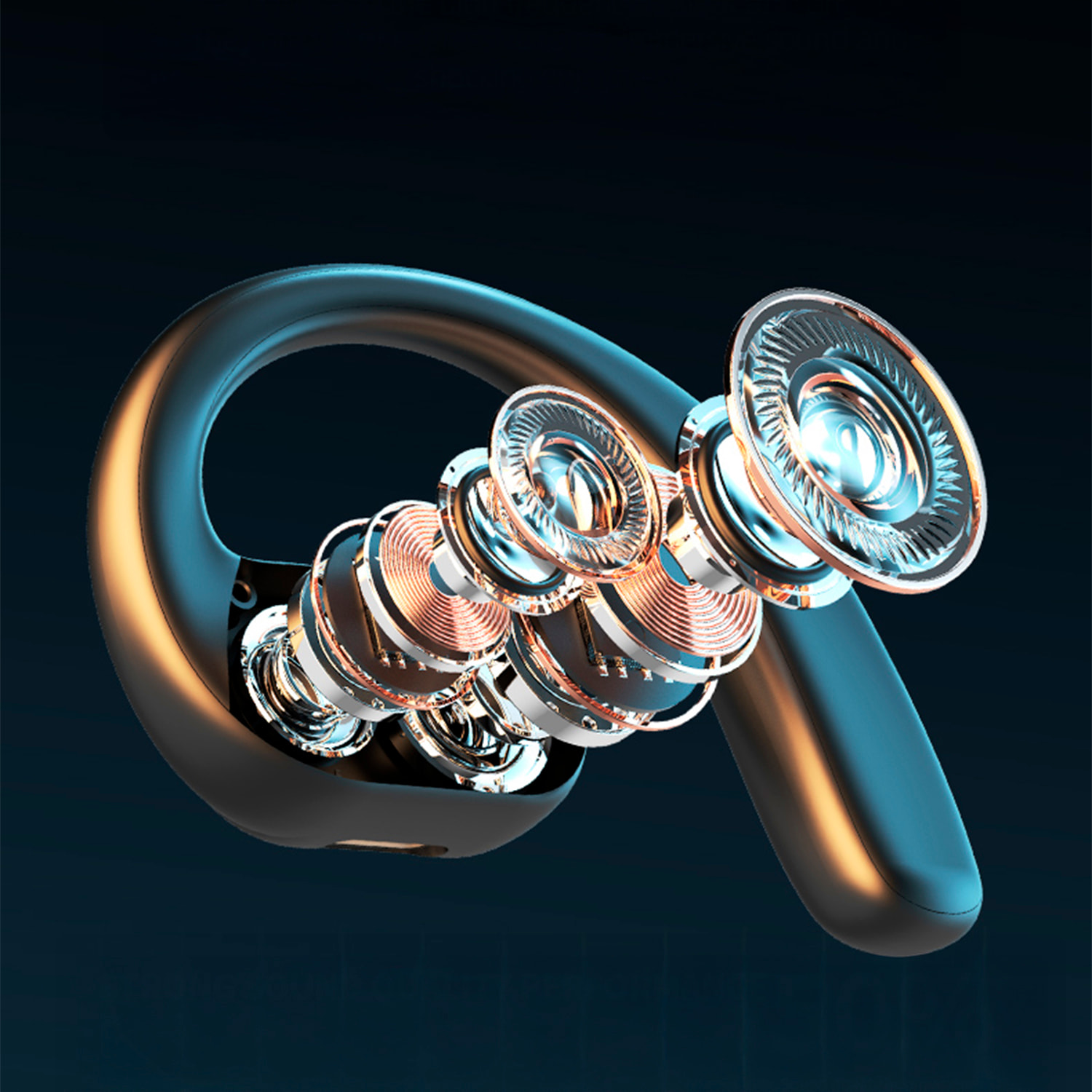 LX09 Cuffie bluetooth Dual horn OWS